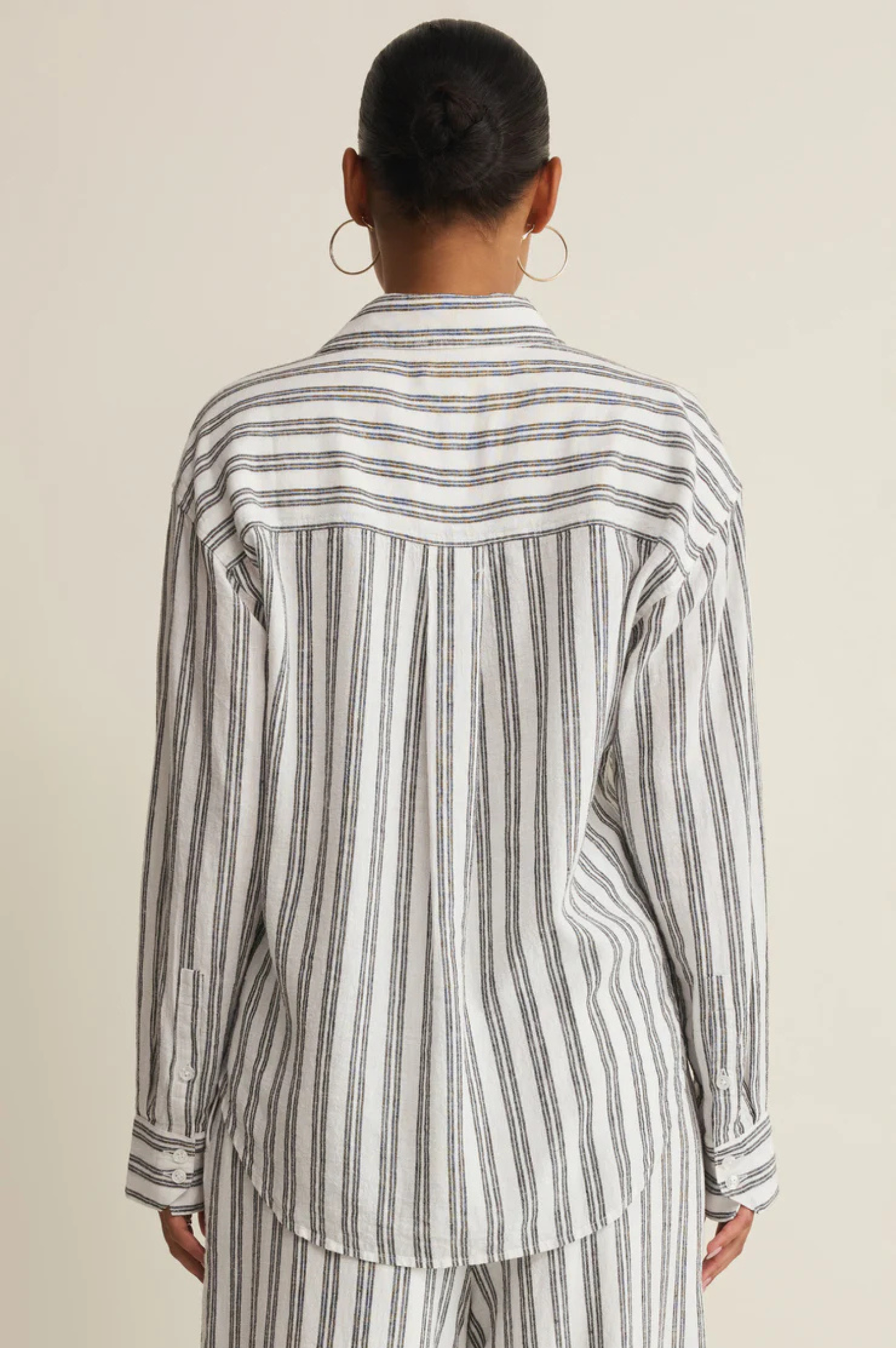 The Perfect Striped Linen Top