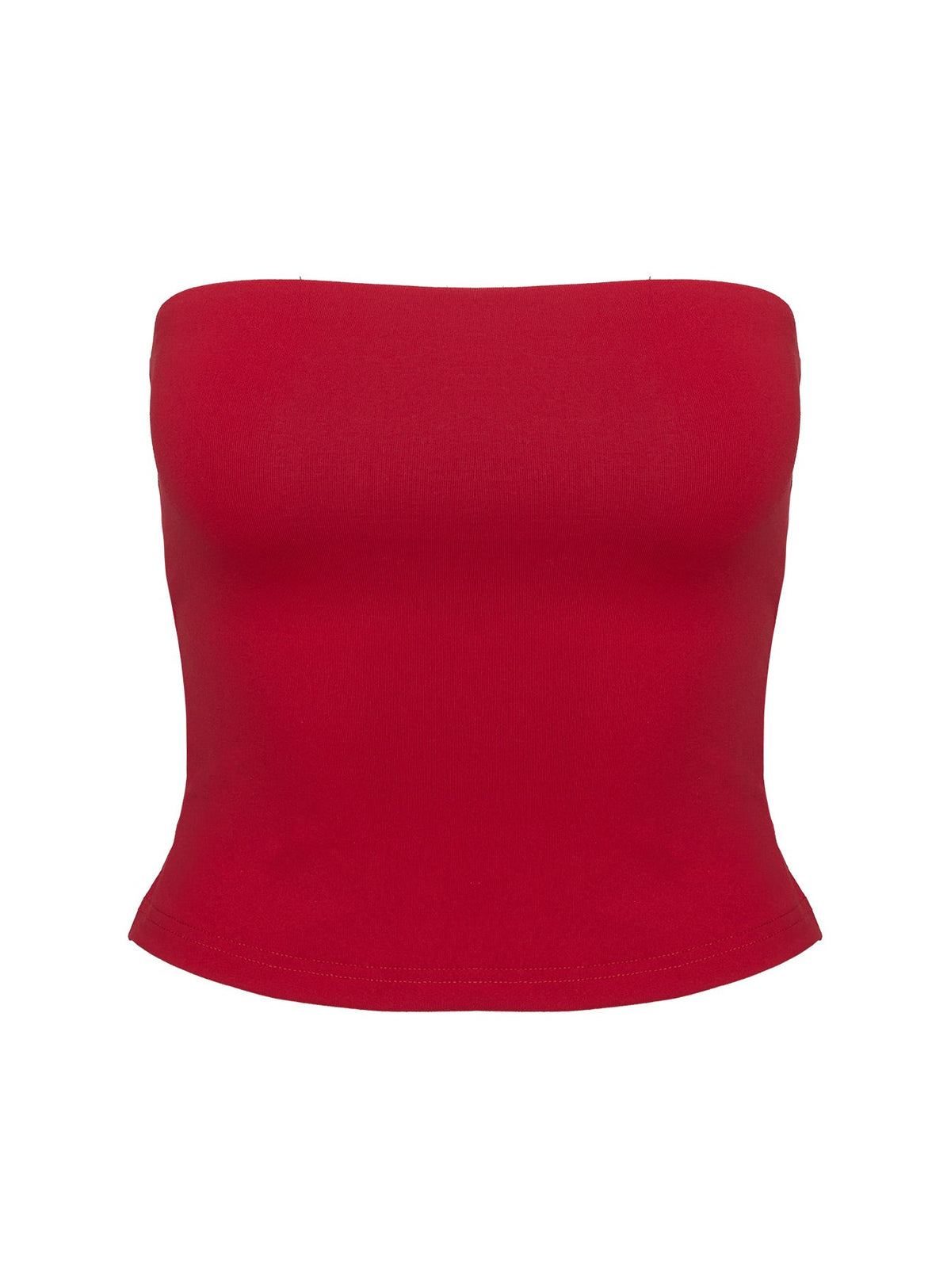 Aurorah Strapless Top Red