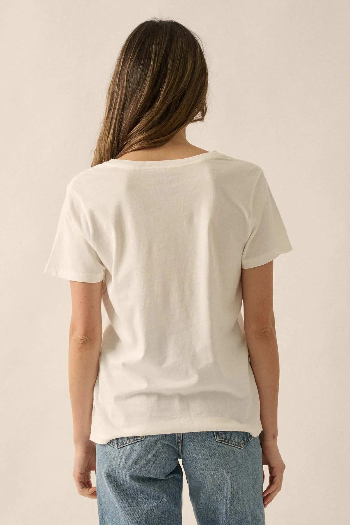 I Love the 70s V-Neck Music Graphic Tee