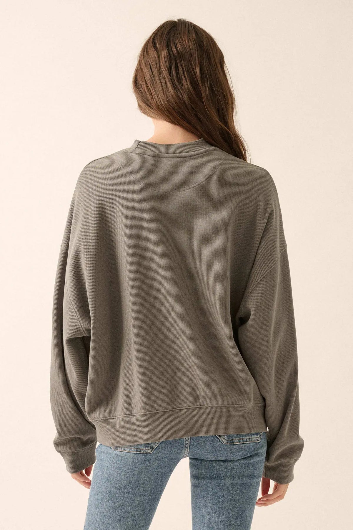 Ace of Spades Oversize Thermal Graphic Top