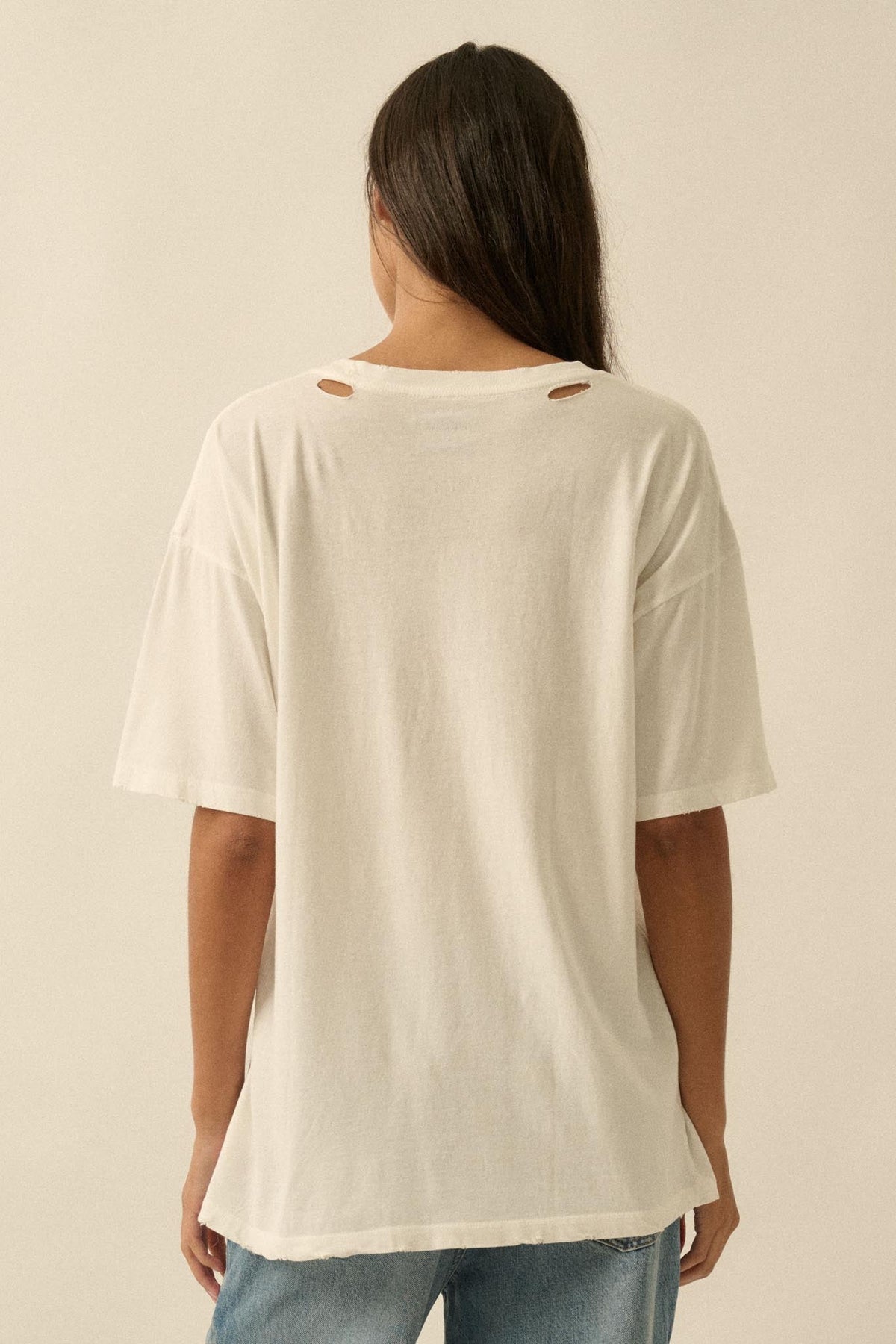 Fruit Stand Distressed Oversize Graphic Tee