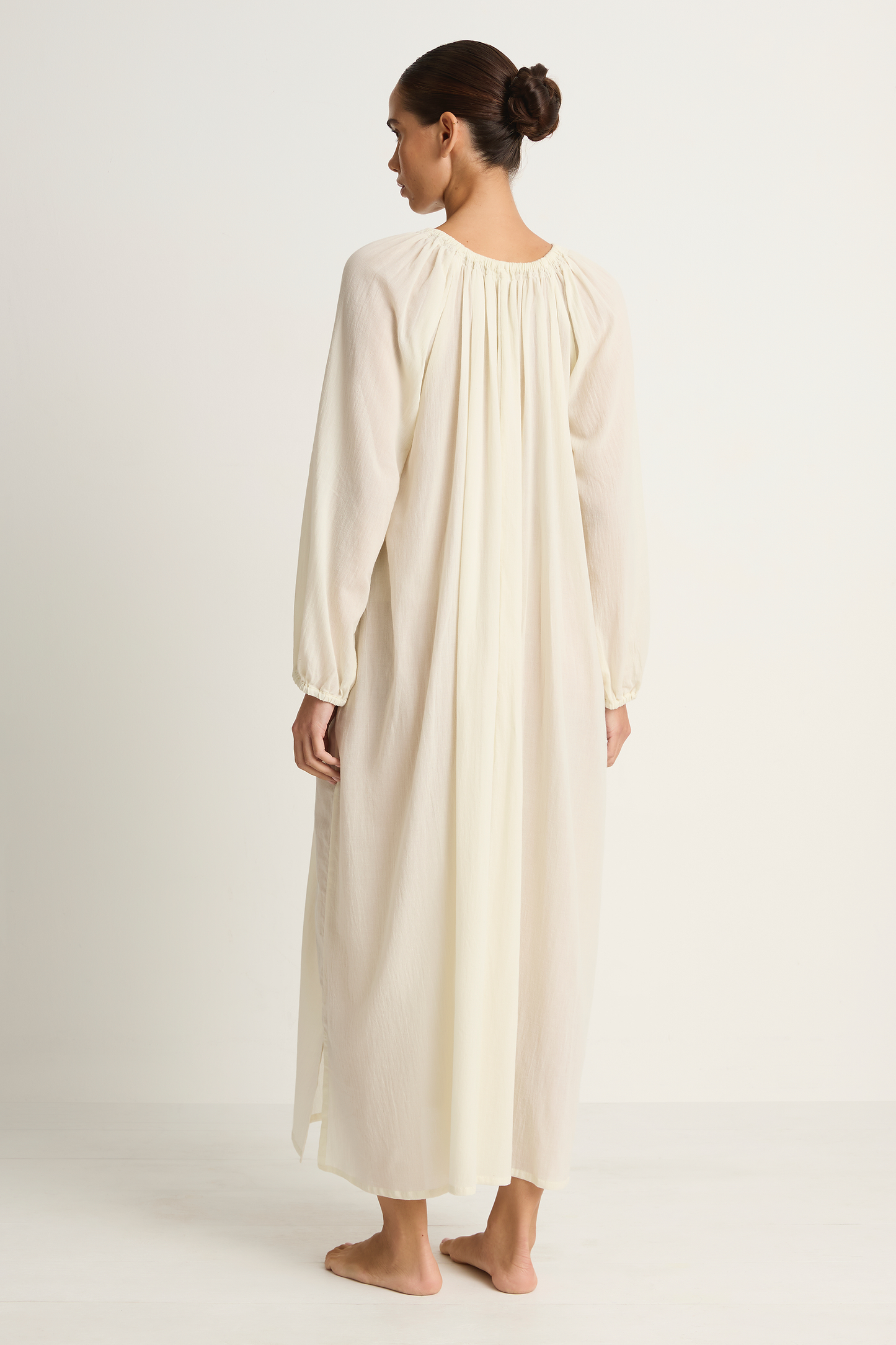 Mikoh Aniwa Maxi Dress - Chalk