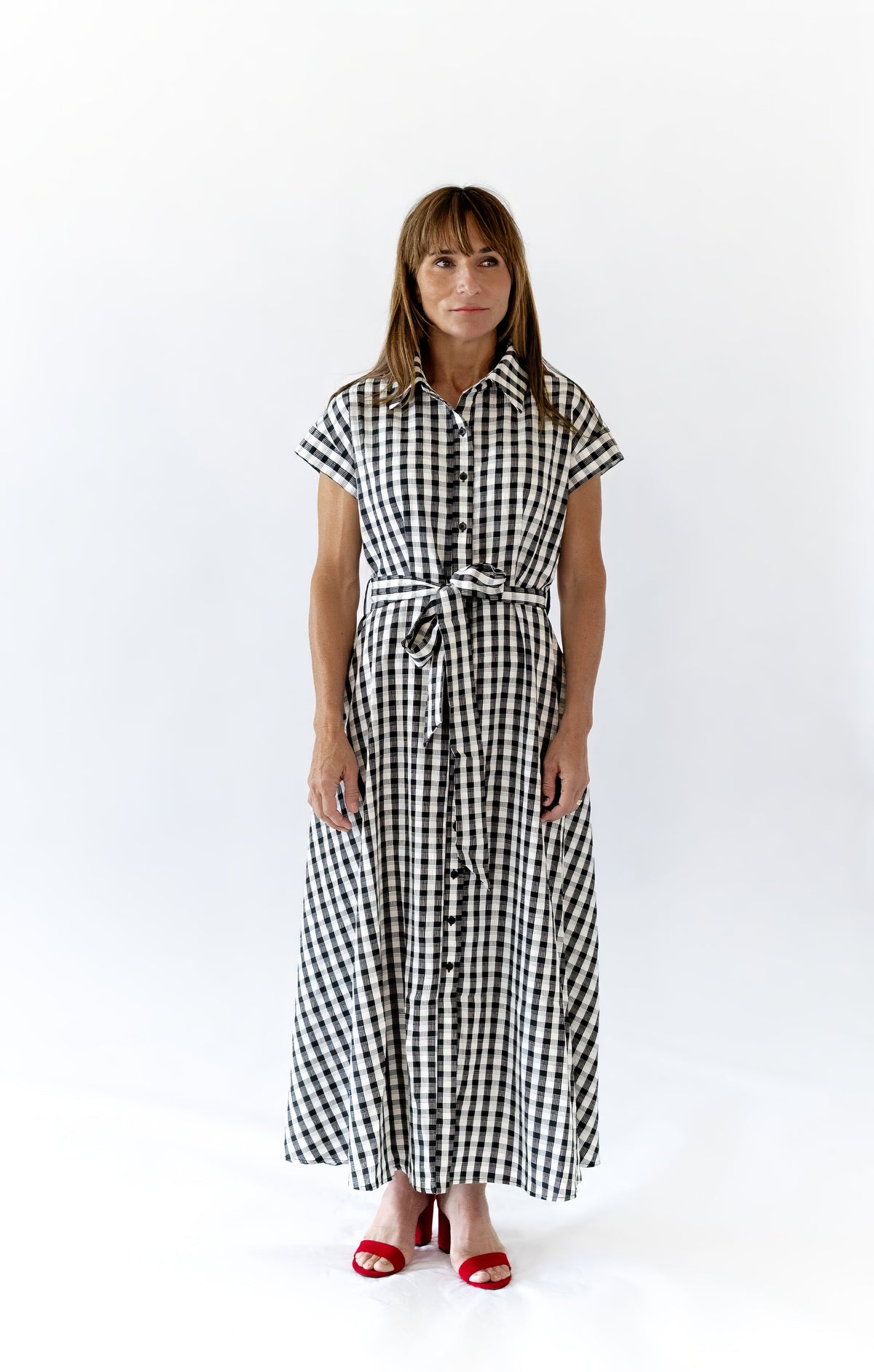 Joan Gingham Tie Waist Dress ⭐︎ Restocked