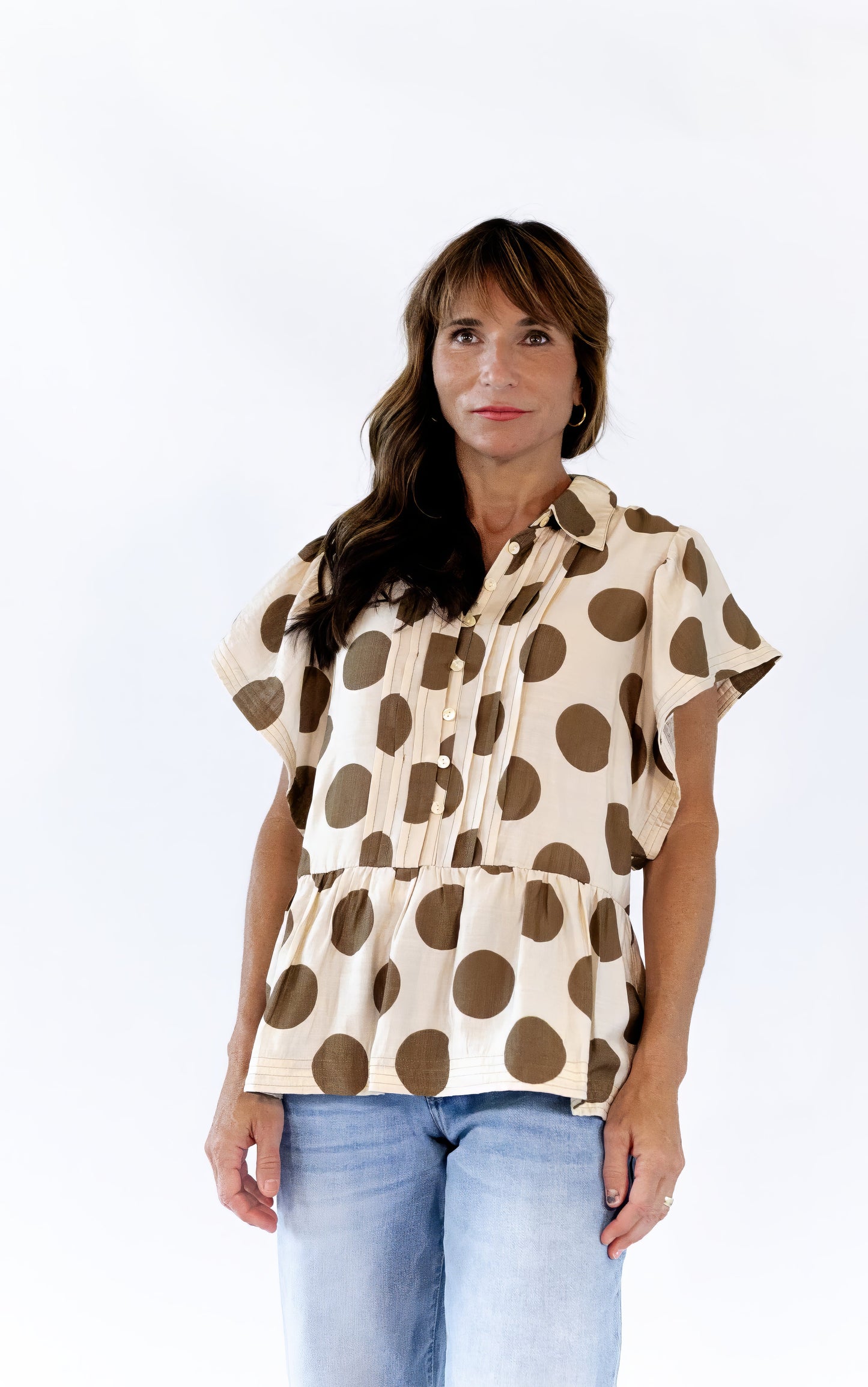 Kara Polka Dot Blouse