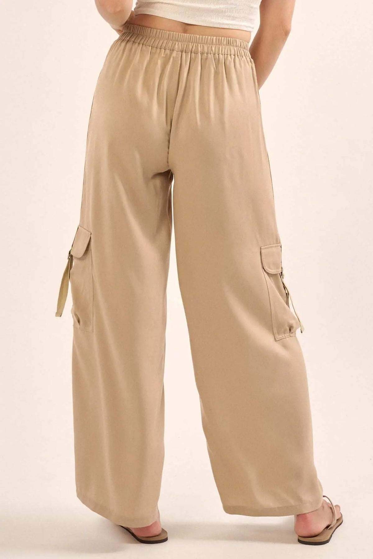 In the Pocket Matte Satin Cargo Pants