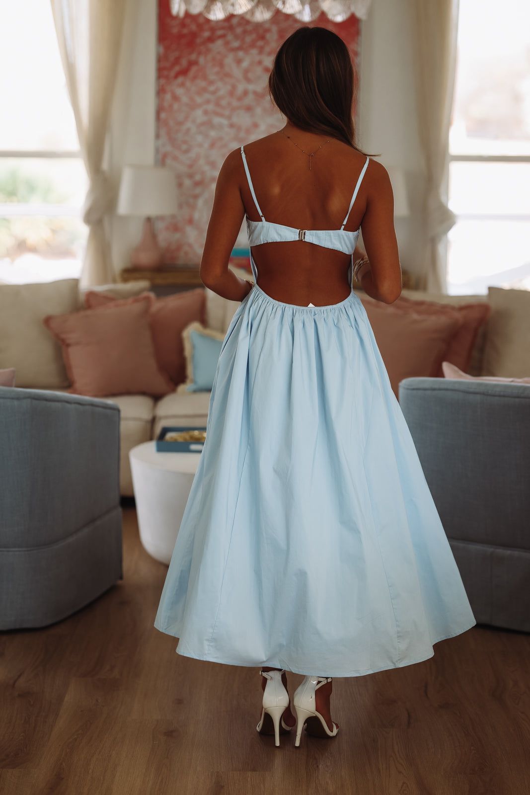 Alice Maxi Dress - Blue