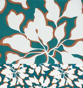 Begonia Skirt - Blooms Petrol