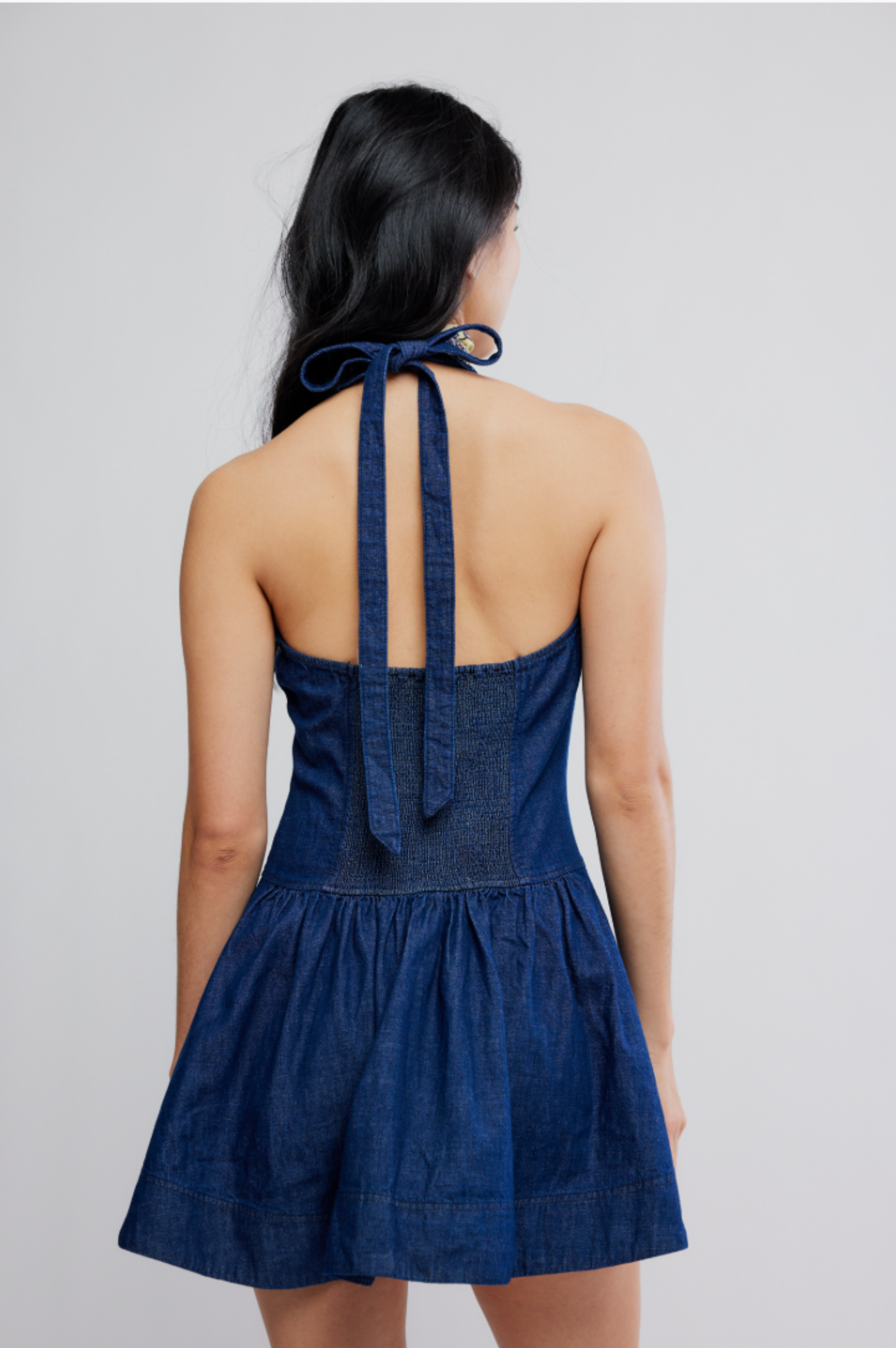 Clean Break Denim Mini Dress