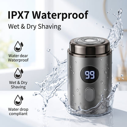 🔥Hot Promotion 49% OFF🔥Powerful Mini Electric Shaver With Digital Display
