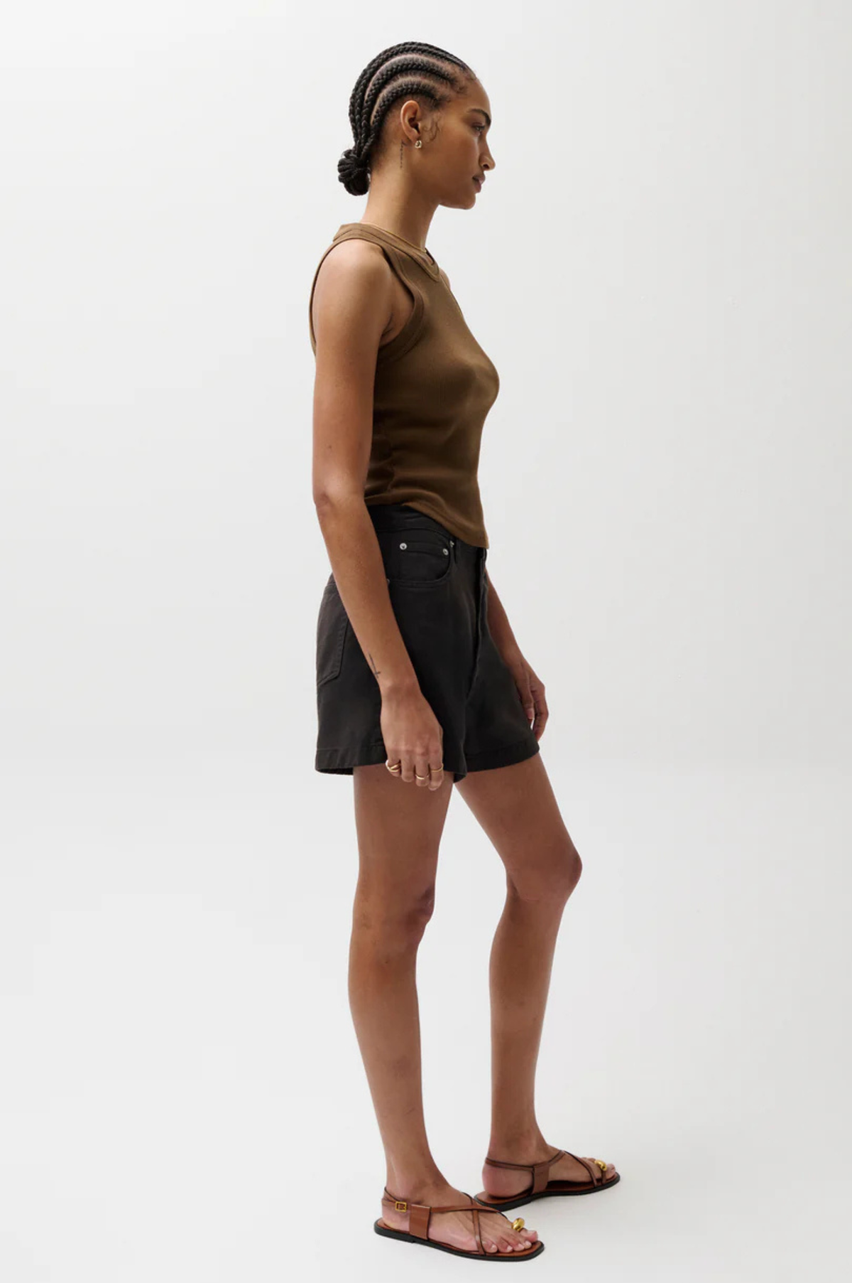 Kimora High Rise Short - Black