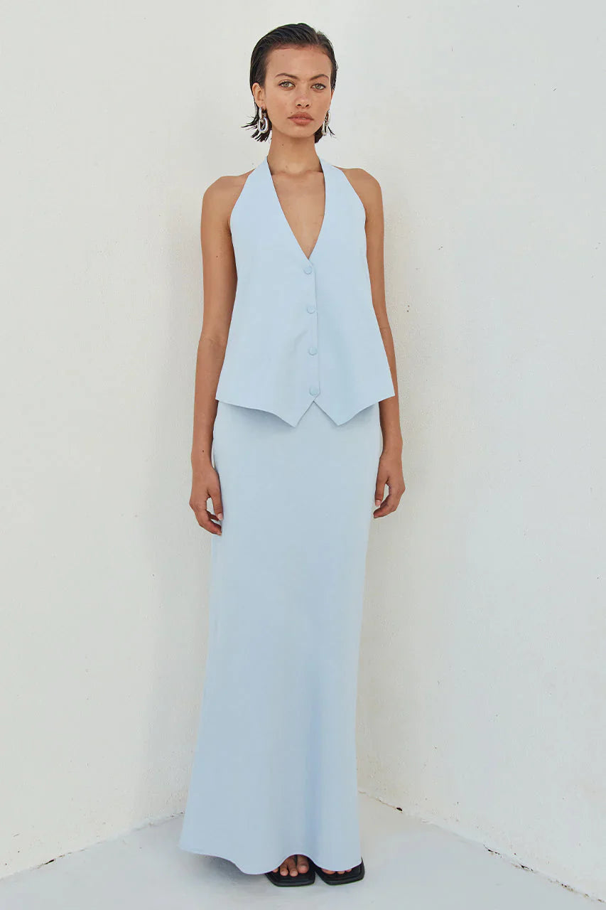 Brioni Maxi Skirt - Sky Blue