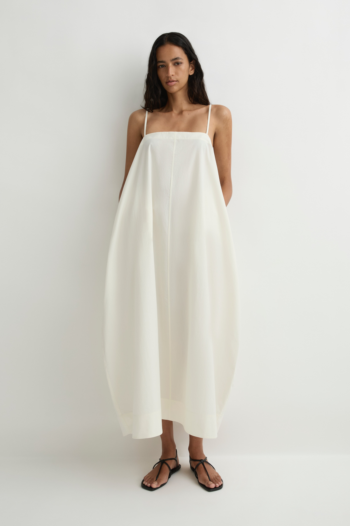 BONDI BORN Kyoto Coccoon Camisole Dress - Natural