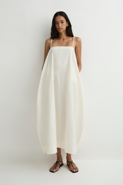 BONDI BORN Kyoto Coccoon Camisole Dress - Natural