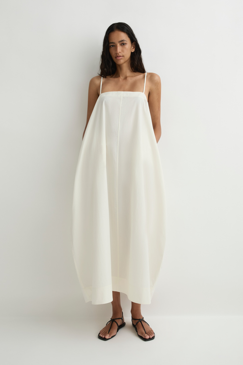 BONDI BORN Kyoto Coccoon Camisole Dress - Natural