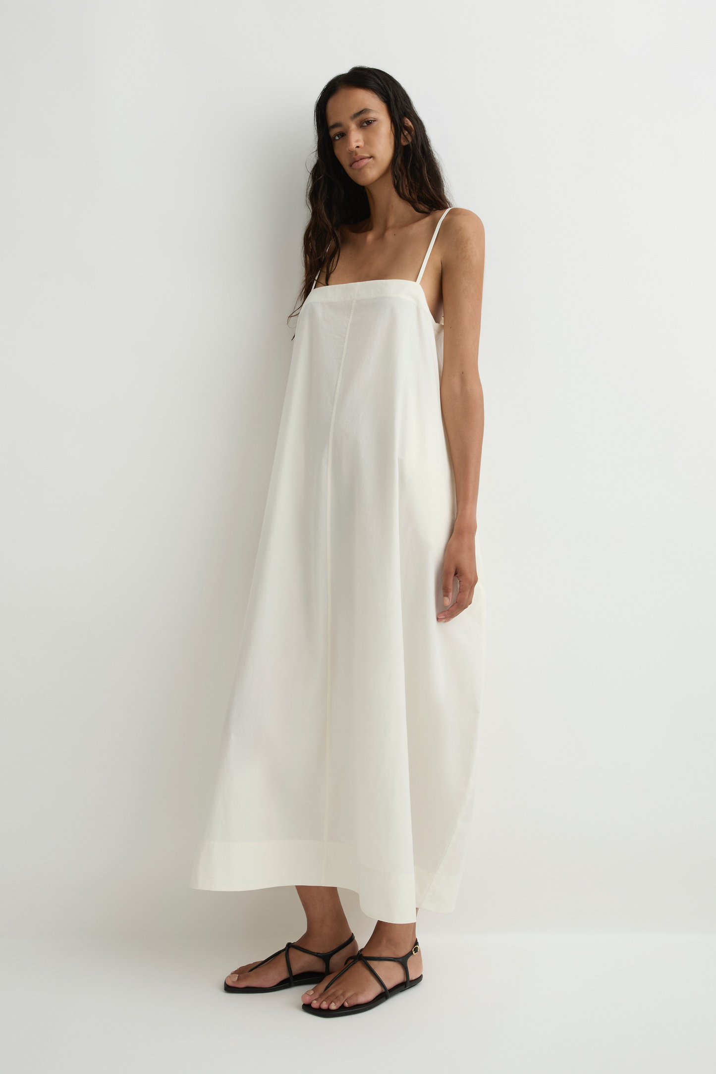 BONDI BORN Kyoto Coccoon Camisole Dress - Natural