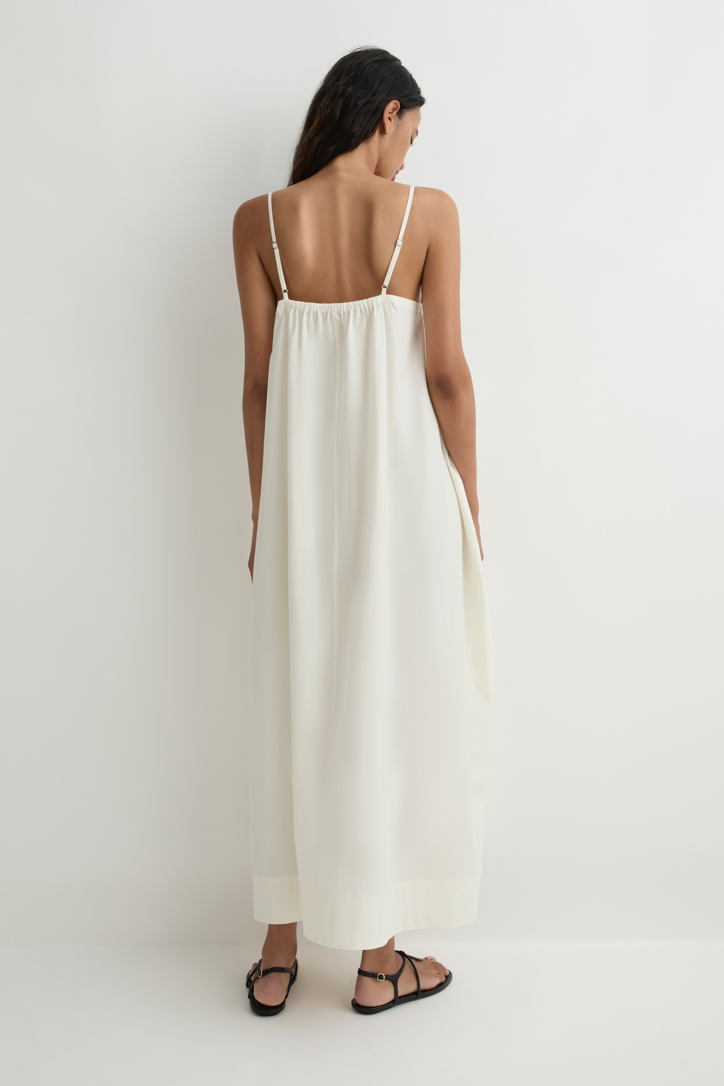 BONDI BORN Kyoto Coccoon Camisole Dress - Natural