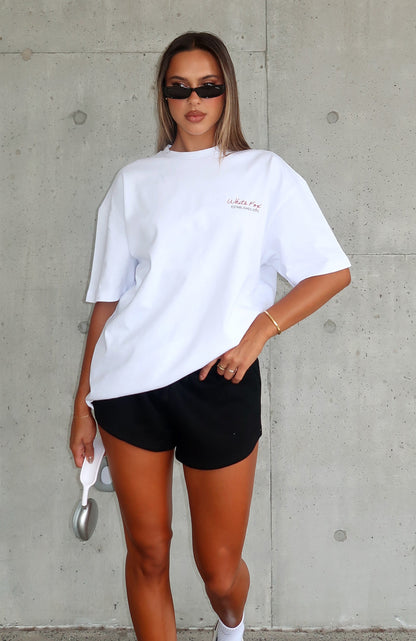Studio Essentials Oversized Tee White