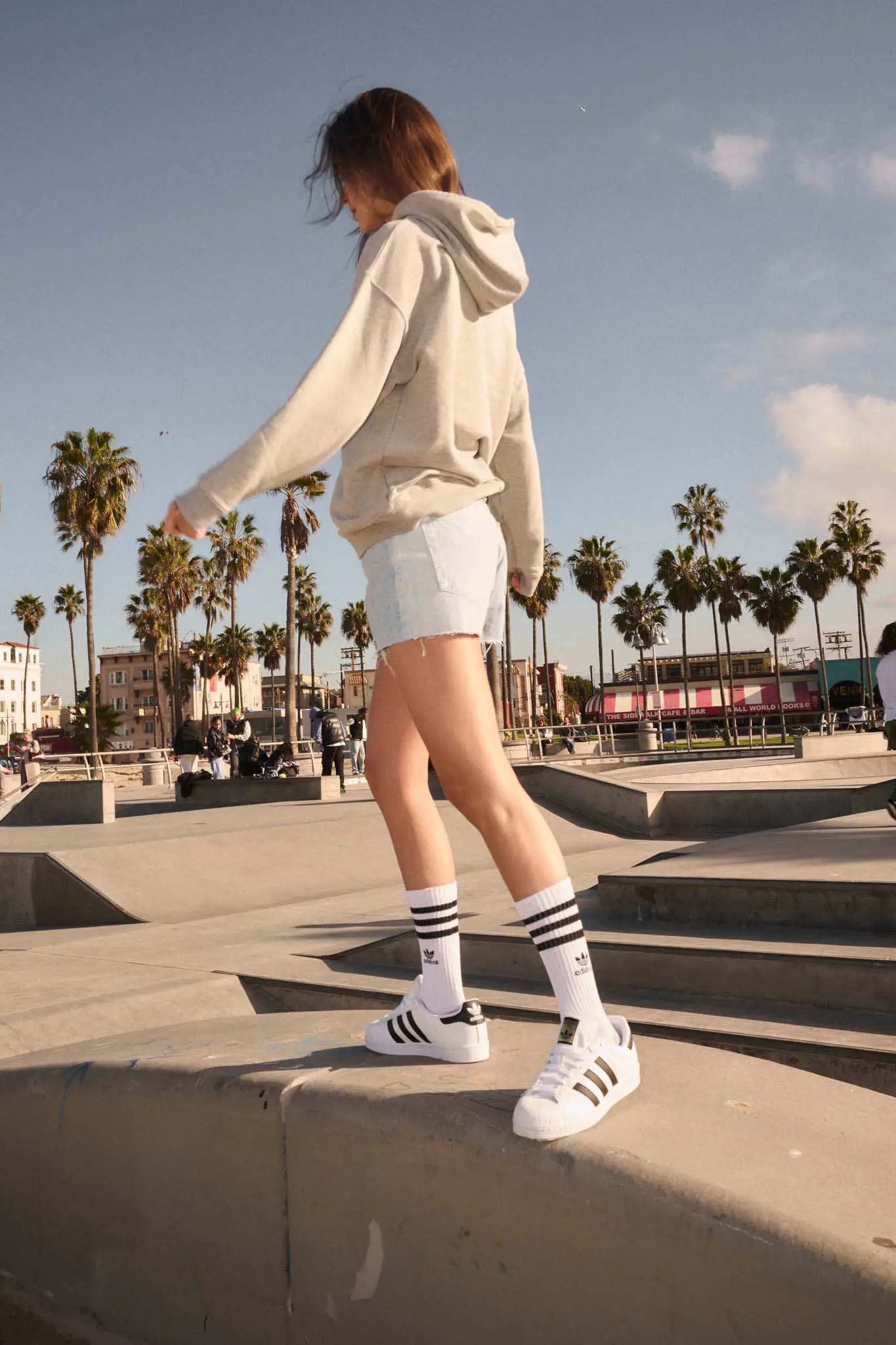 Los Angeles Vintage-Print Graphic Hoodie