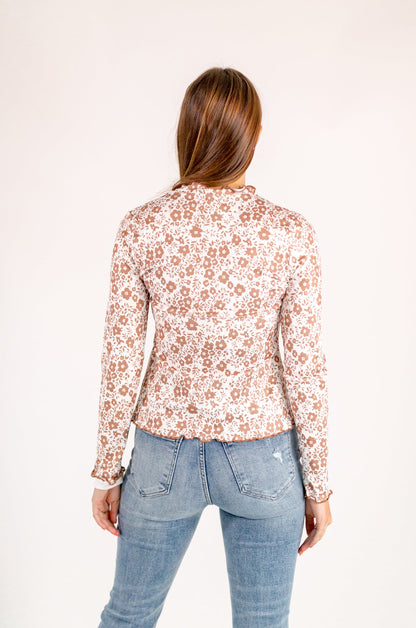 Kicks & Giggles Top・Taupe