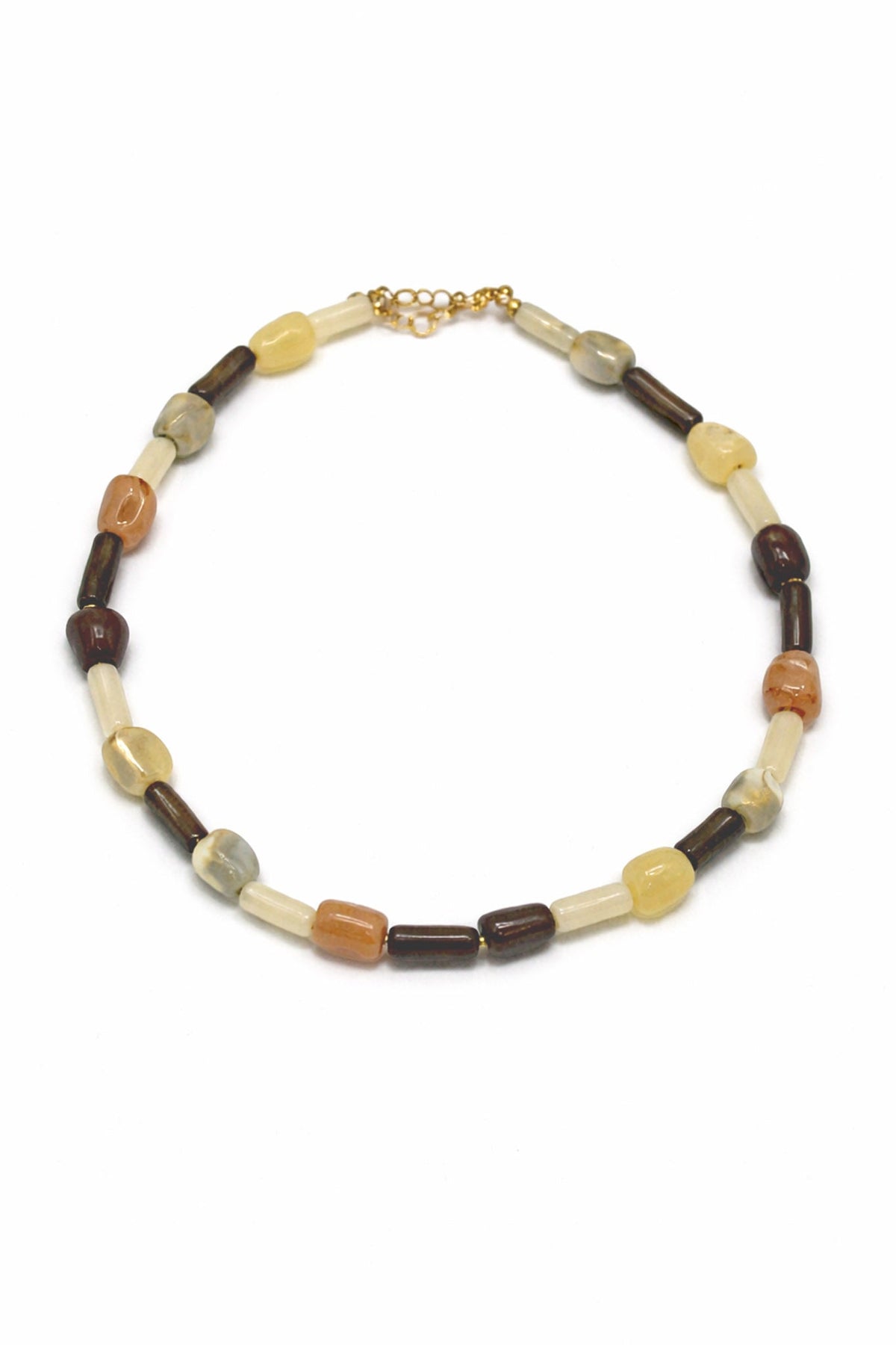 Hyperion Marble Resin Beaded Necklace