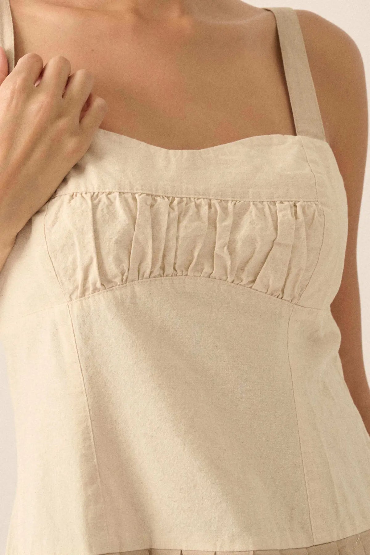 It Takes Two Colorblock Pleated Mini Dress