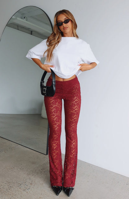 New Era Pants Wine