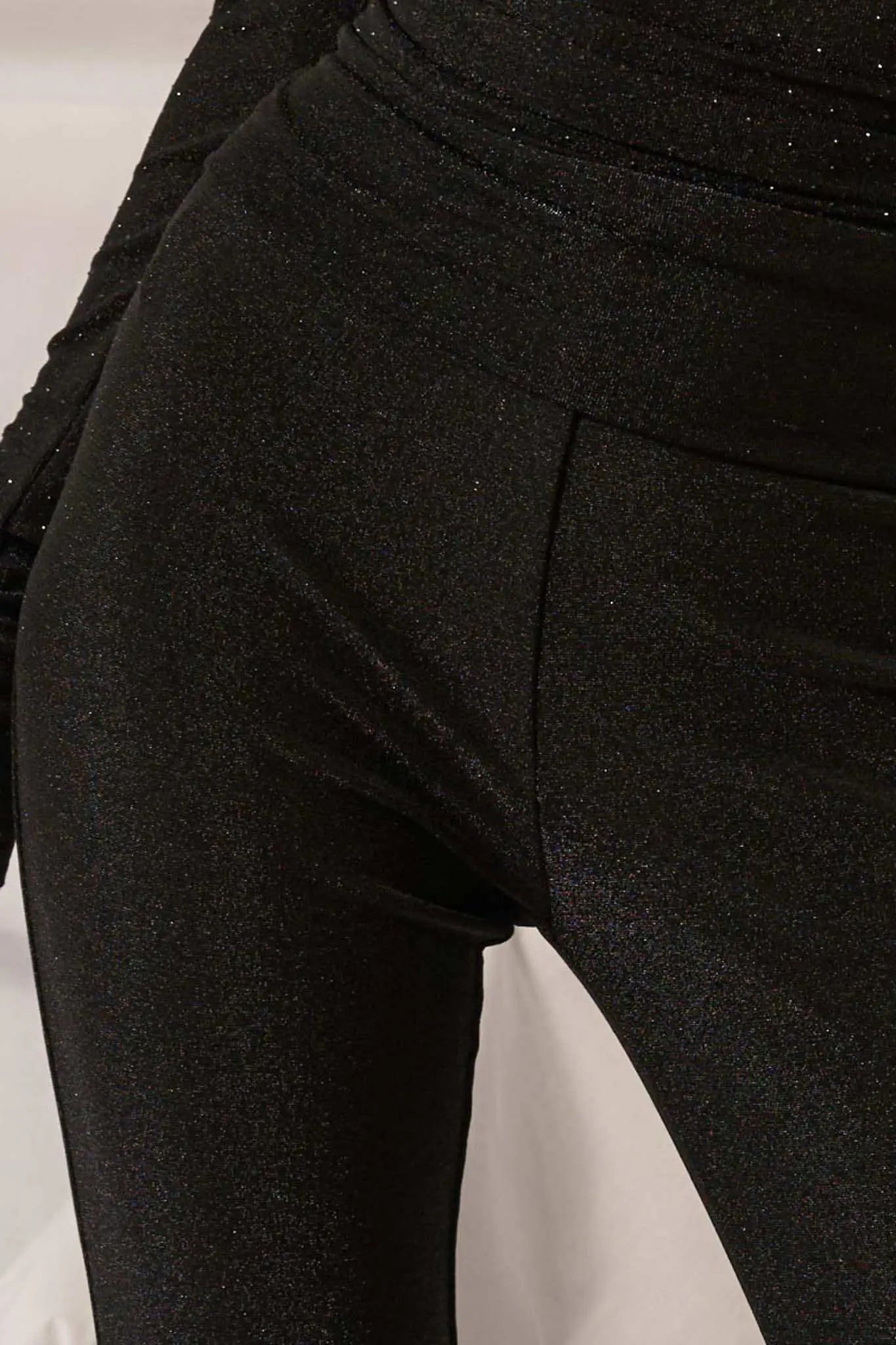 Moonage Daydream Metallic Knit Flare Pants