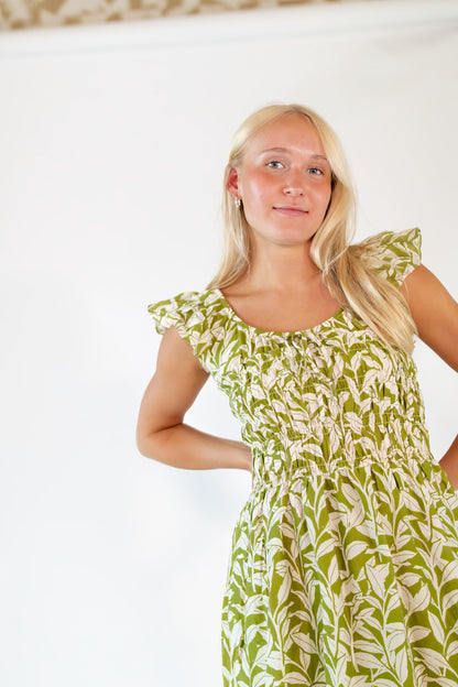 Beth Smocked Mini Dress