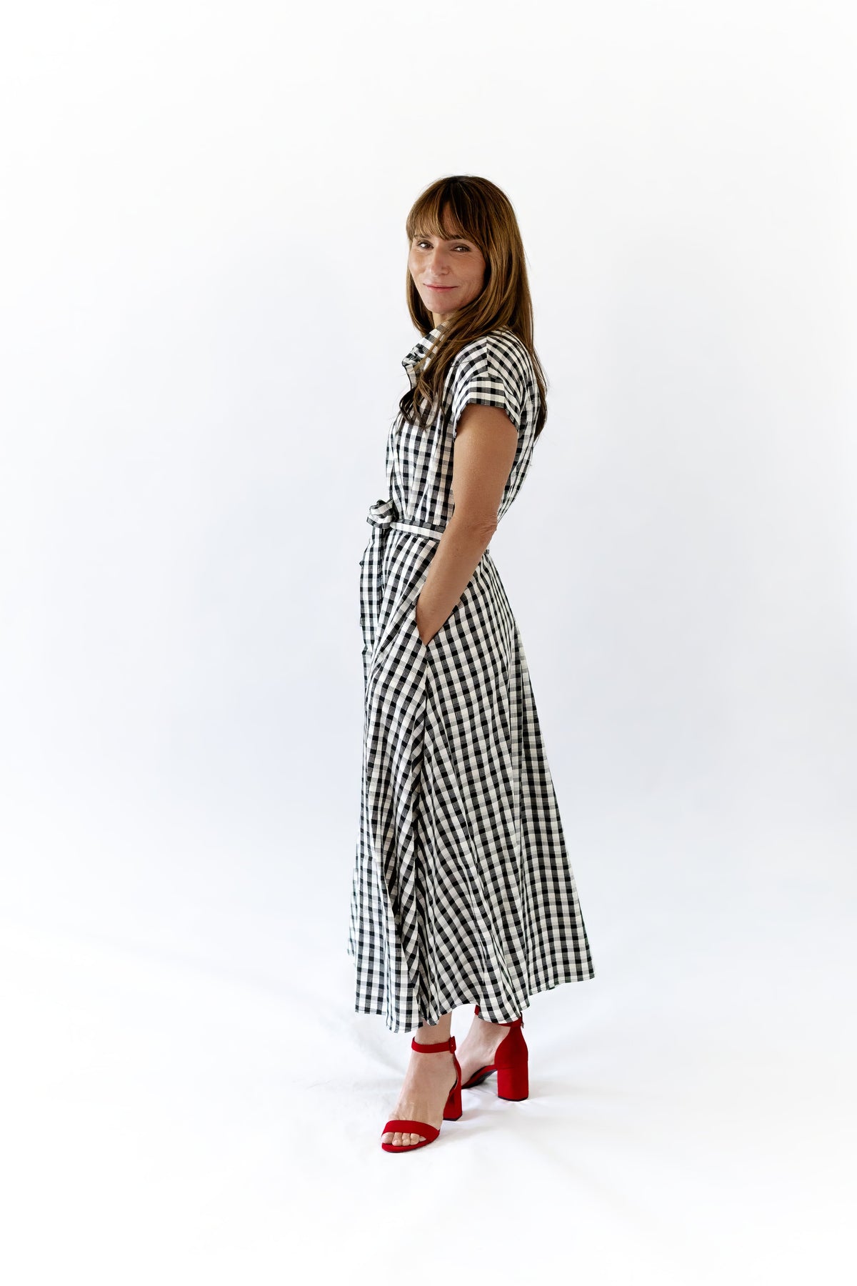 Joan Gingham Tie Waist Dress ⭐︎ Restocked