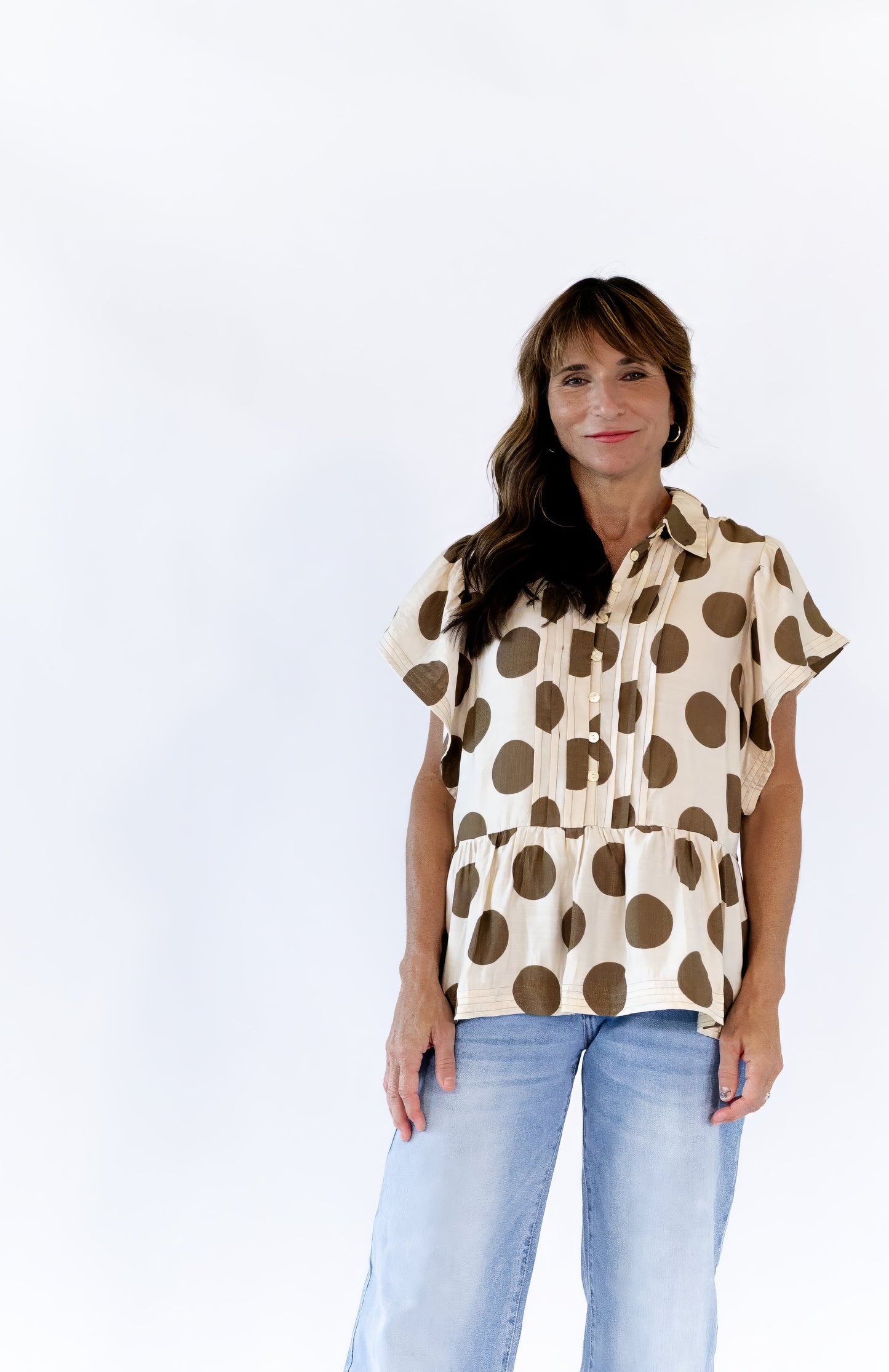 Kara Polka Dot Blouse