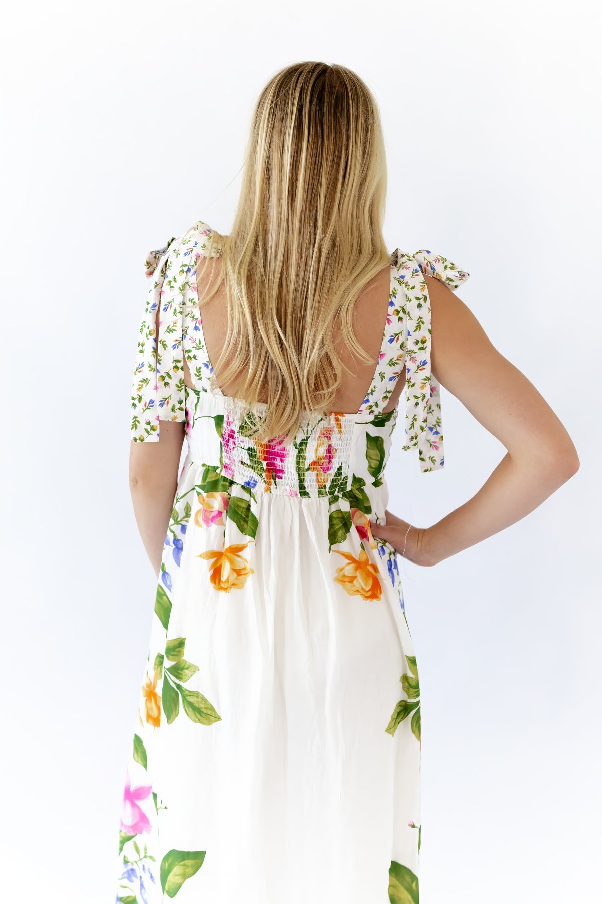 Liesel Mixed Print Maxi Dress