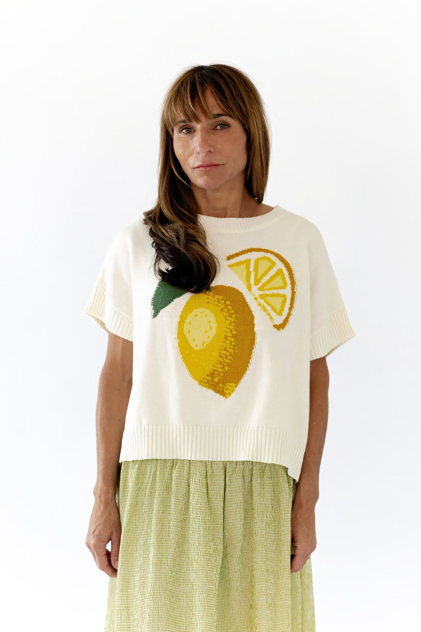Citrus Peel Knit Top