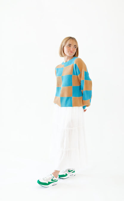 Devereux Checkered Sweater