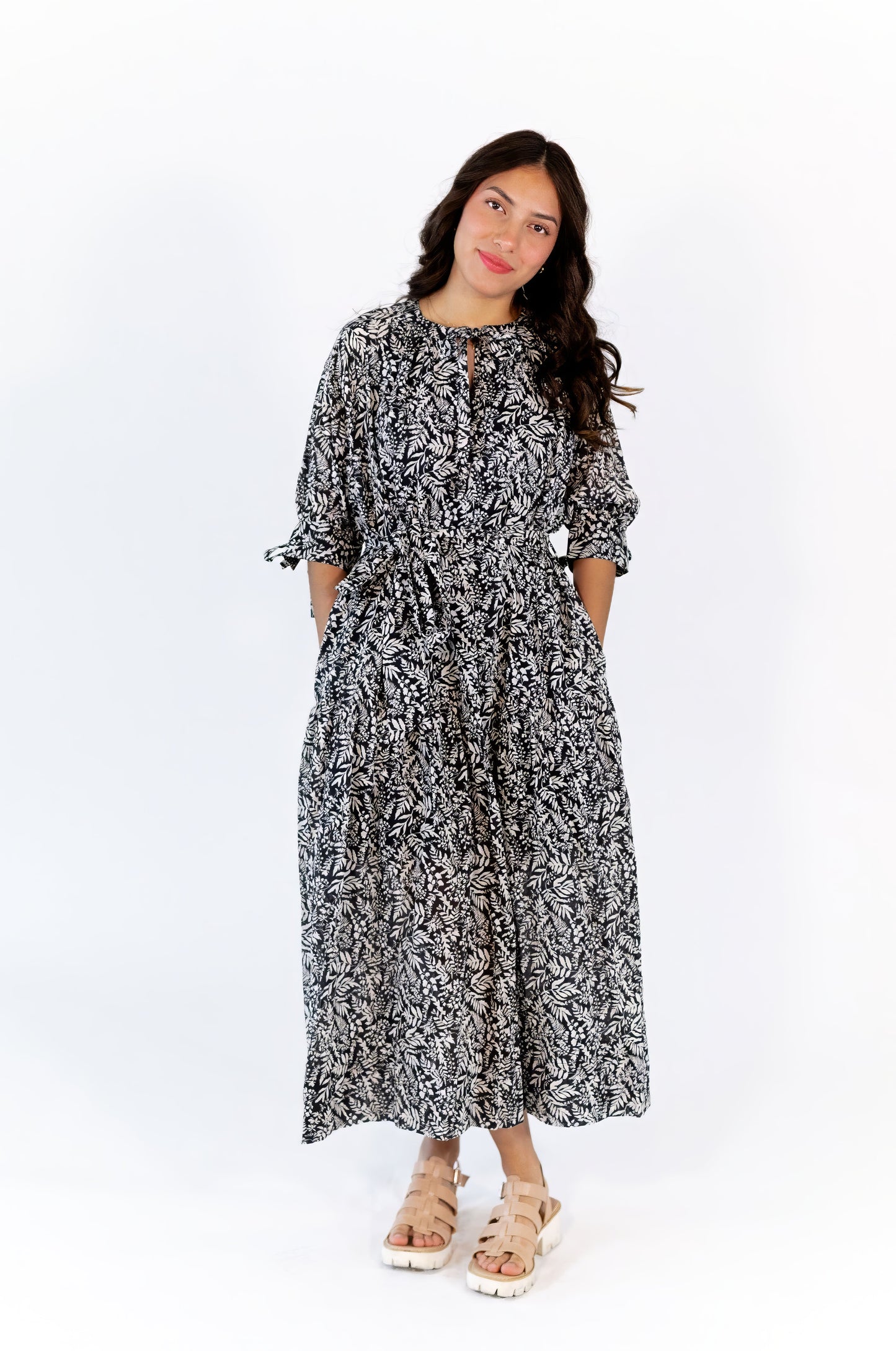 Joy Floral Midi Dress