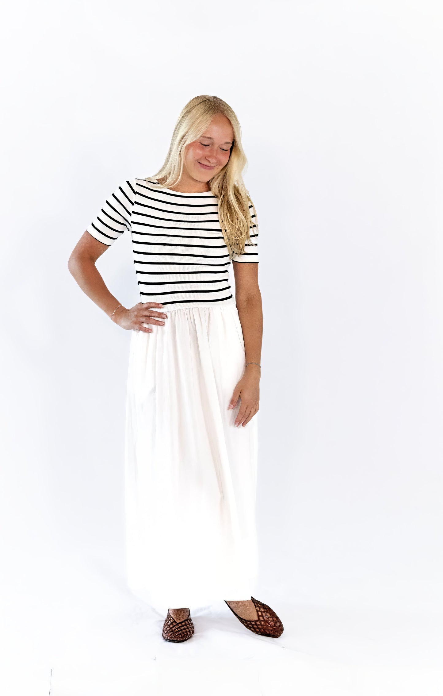 Alicia Woven Midi Dress