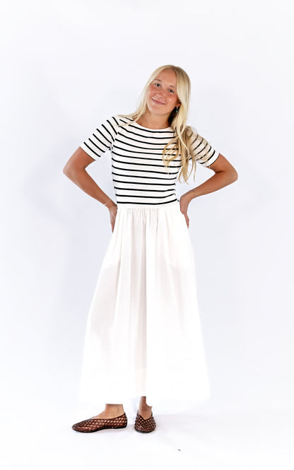 Alicia Woven Midi Dress