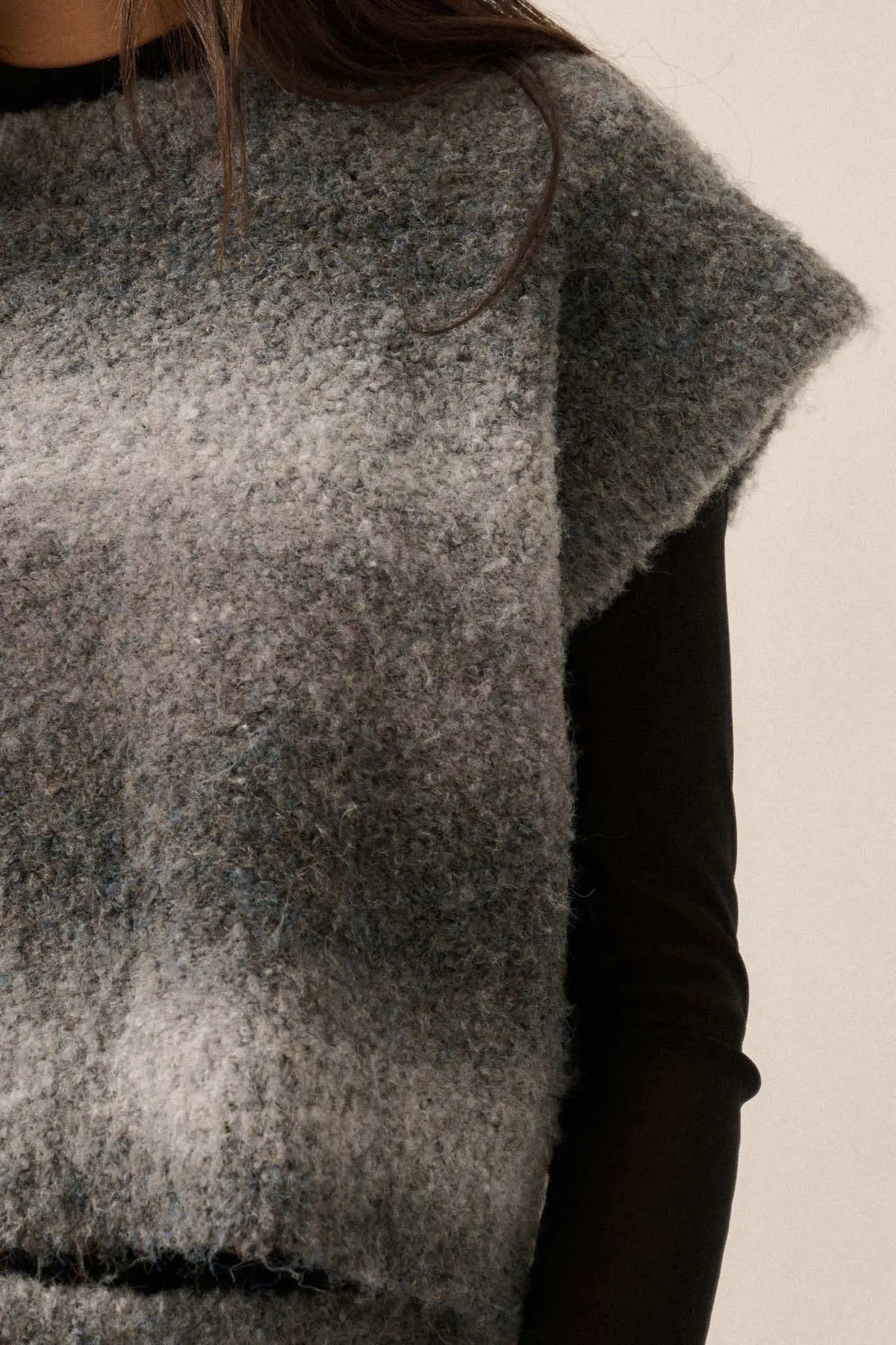 Good For Hue Ombre Knit Short-Sleeve Sweater