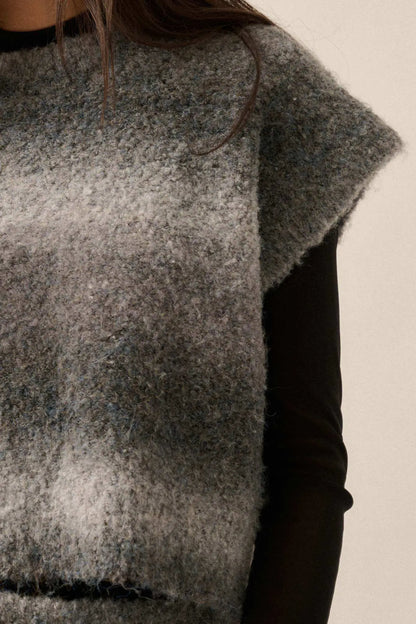 Good For Hue Ombre Knit Short-Sleeve Sweater
