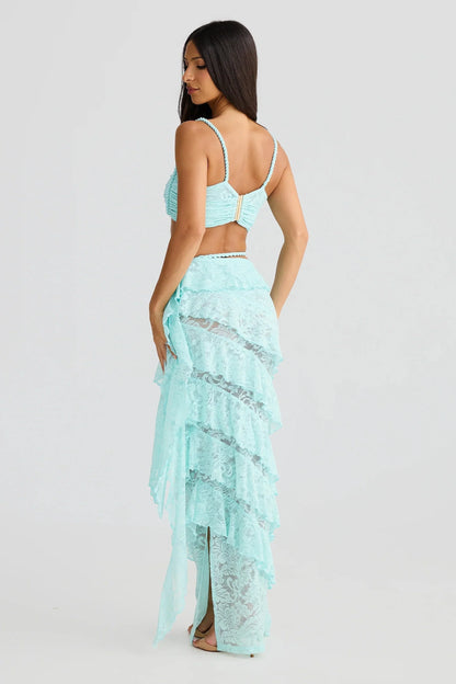 Ahria Top - Aqua