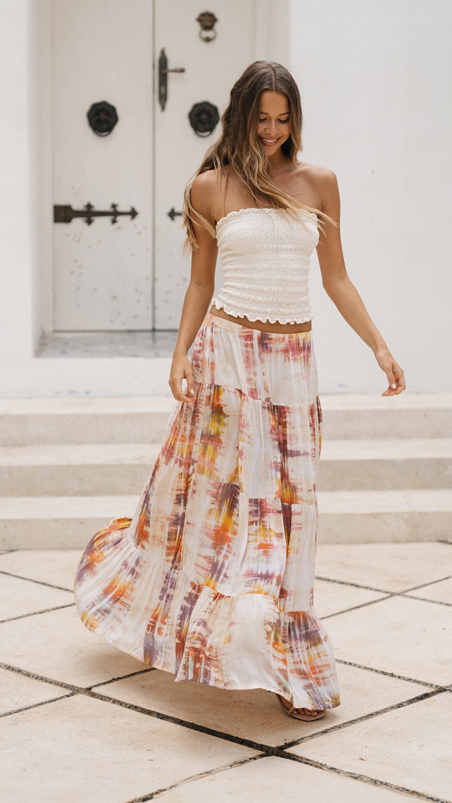Belle Sole Skirt - Acuarela