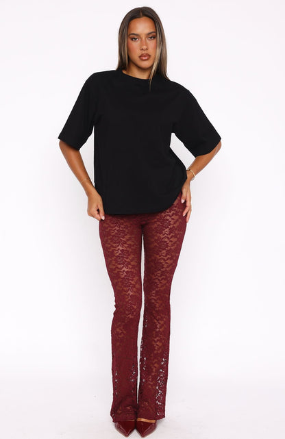 New Era Pants Wine