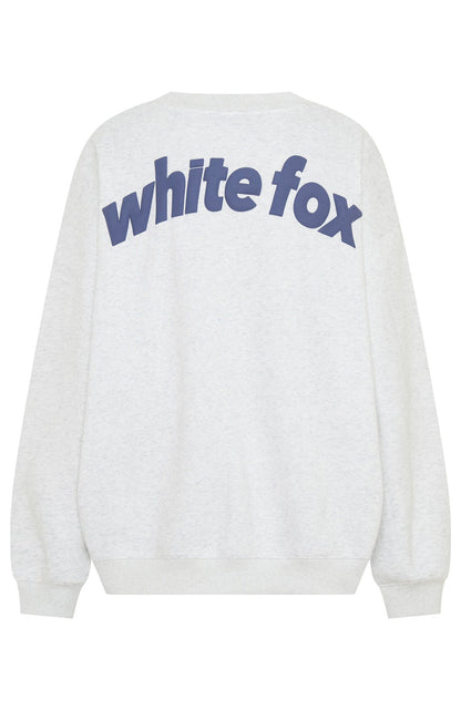 From The Archives Freya Oversized Sweater Grey Marle